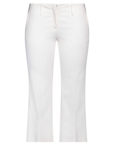 MICHAEL KORS COLLECTION Casual trouser White 95% Cotton, 5% Elastane