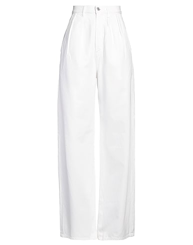 CITIZENS OF HUMANITY Denim pants White 100% Organic cotton