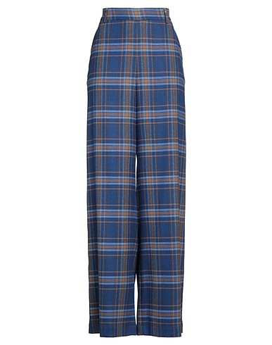 NIŪ Casual trouser Blue 34% Polyester, 33% Viscose, 32% Wool, 1% Elastane