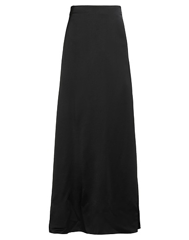 FABIANA FILIPPI Maxi Skirts Black 87% Viscose, 13% Wool
