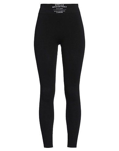 STELLA McCARTNEY Leggings Black 83% Cotton, 14% Polyamide, 3% Elastane