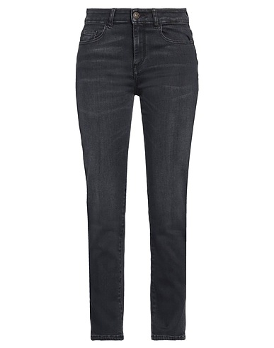 NENETTE Denim trousers Black 92% Cotton, 6% Elastomultiester, 2% Elastane