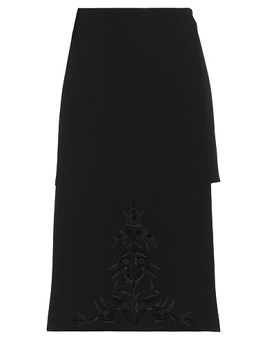 MAX MARA Mini skirt Black 98% Virgin Wool, 2% Elastane, Polyester