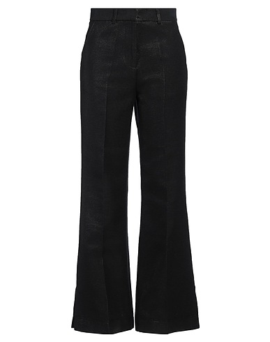 CHLOÉ STORA Casual trouser Black 37% Cotton, 30% Viscose, 27% Polyester, 4% Lurex®, 2% Other Fibres