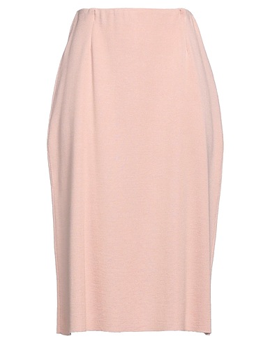 AGNONA Midi skirt Pink 65% Wool, 25% Silk, 10% Cashmere