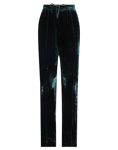 TOM FORD Casual trouser Dark green 69% Viscose, 31% Cupro, Lambskin
