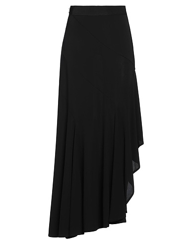 MAX MARA Long skirt Black 96% Viscose, 4% Elastane