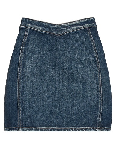 VICOLO Denim skirt Blue 41% Cotton, 38% Lyocell, 20% Organic cotton, 1% Lycra®