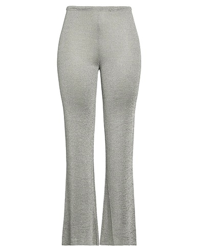 SIYU Casual trouser Sage green 66% Viscose, 34% Metallic fiber