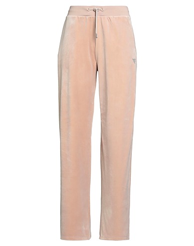 GUESS Pantalon Rose poudré 95% Polyester, 5% Élasthanne