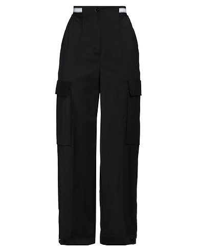 SANDRO Casual trouser Black 54% Polyester, 44% Virgin Wool, 2% Elastane