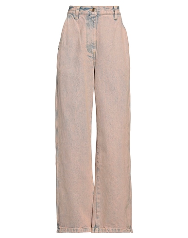 PALM ANGELS Джинсовые брюки Пудровый 100% Хлопок, Полиэстер
