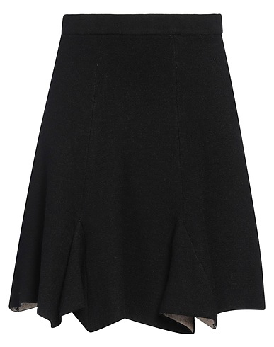 SILVIAN HEACH Minigonna Nero 50% Viscosa, 28% Poliestere, 22% Nylon