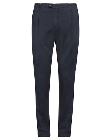 LARDINI Casual trouser Midnight blue 100% Wool