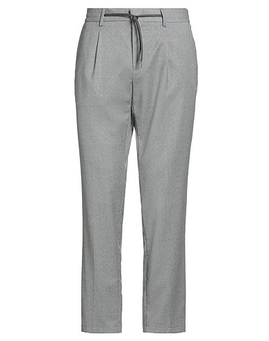 PAOLONI Pantalone Grigio 98% Lana, 2% Elastan