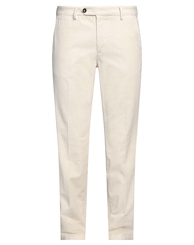 MANUEL RITZ Pantalone Avorio 97% Cotone, 3% Elastan