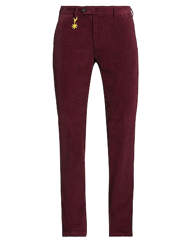 MANUEL RITZ Pantalone Bordeaux 97% Cotone, 3% Elastan