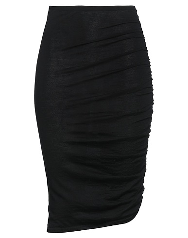 ISABEL MARANT Midi skirt Black 100% Merino Wool