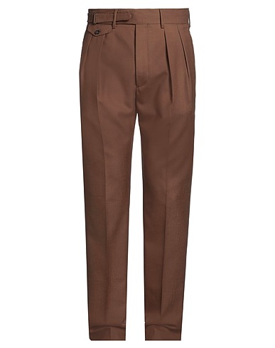 LARDINI Casual trouser Khaki 100% Wool