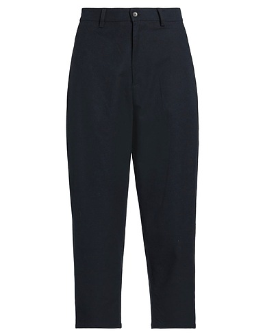 ..,BEAUCOUP Casual trouser Navy blue 70% Cotton, 30% Polyester