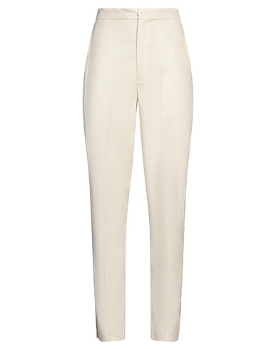 SETCHU Pantalone Avorio 65% Lana, 35% Viscosa