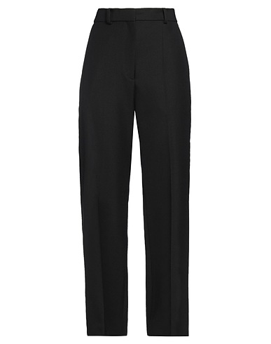 SANDRO Casual trouser Black 55% Polyester, 45% Wool, Elastane