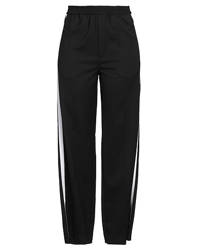 SANDRO Casual trouser Black 54% Polyester, 44% Wool, 2% Elastane, Cotton, Viscose