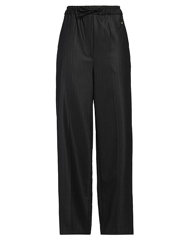 SANDRO Casual trouser Charcoal 54% Polyester, 45% Wool, 1% Elastane