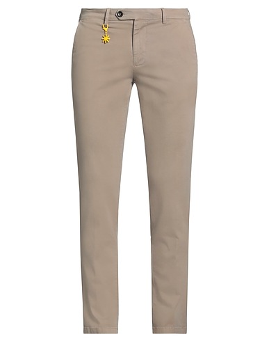 MANUEL RITZ Pantalon Beige 98% Coton, 2% Élasthanne