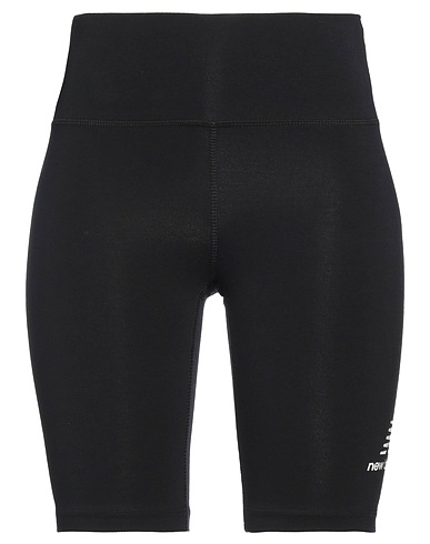 NEW BALANCE Shorts & Bermudas Schwarz 92% Baumwolle, 8% Elastan, Recyceltes Polyester