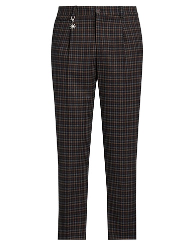 MANUEL RITZ Casual trouser Navy blue 50% Acrylic, 25% Polyester, 20% Wool, 5% Other Fibres