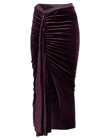 RICK OWENS LILIES Юбка миди 83% Вискоза, 17% Полиамид