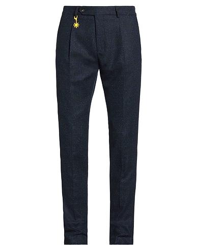 MANUEL RITZ Casual trouser 62% Virgin Wool, 18% Polyamide, 10% Silk, 8% Polyester, 2% Elastane