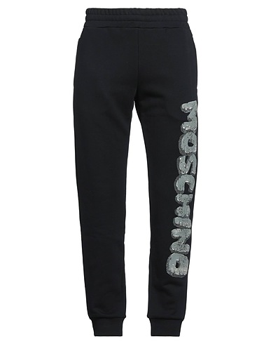 MOSCHINO Casual trouser COUTURE + THE FLINTSTONES Black 100% Cotton