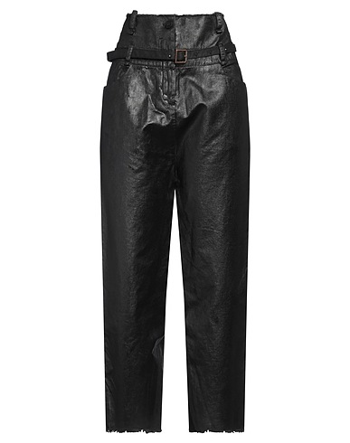 MASNADA Denim trousers Black 100% Cotton