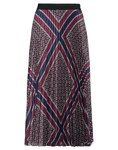 SANDRO Midi skirt Blue 100% Polyester