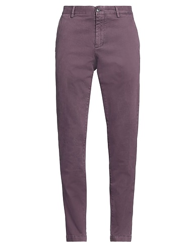 WHITE SAND Casual trouser Plum 97% Cotton, 3% Elastane