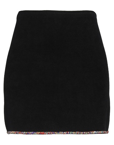 SANDRO Mini skirt Black 52% Viscose, 47% Polyamide, 1% Elastane