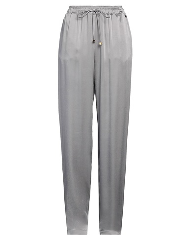 ELISABETTA FRANCHI Casual trouser Grey 66% Acetate, 34% Viscose