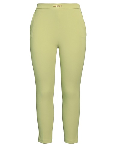 ELISABETTA FRANCHI Casual pants ESSENTIALS Green 96% Polyester, 4% Elastane