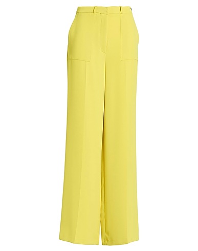 ELISABETTA FRANCHI Casual trouser Lime green 100% Polyester