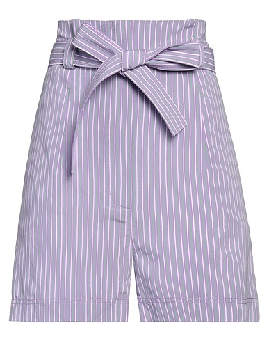 ALBERTA FERRETTI Shorts & Bermuda Lilac 85% Viscose, 15% Polyamide