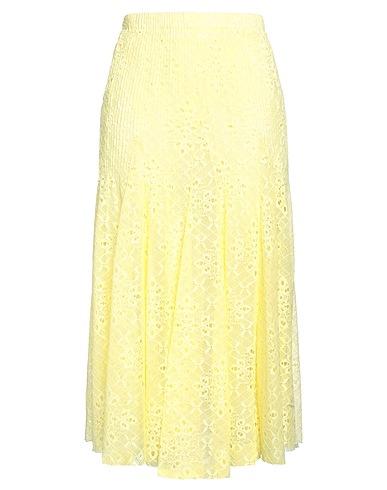 FORTE_FORTE Midi skirt Yellow 100% Cupro