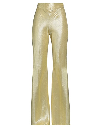 FORTE_FORTE Hosen Gelb 62% Baumwolle, 22% Viskose, 16% Metallisiertes Polyester, Cupro