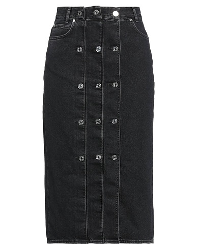 SANDRO Denim skirt Black 100% Cotton