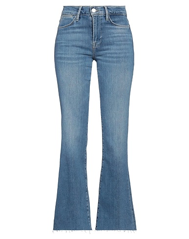 FRAME Denim pants Blue 77% Cotton, 19% Rayon, 3% Elasterell-p, 1% Elastane