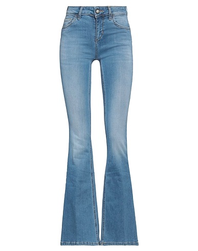 LIU •JO Denim pants Blue 93% Cotton, 5% Elastomultiester, 2% Elastane