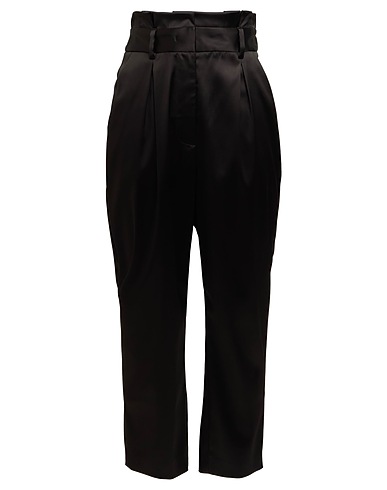 BOUTIQUE MOSCHINO パンツ NERO アセテート 76% / ナイロン 21% / ポリウレタン 3%