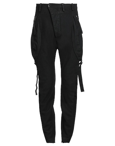 MASNADA Hosen Schwarz 97% Baumwolle, 3% Elastan