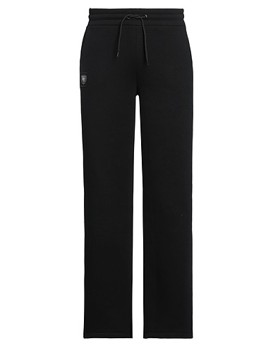 BLAUER. Casual trouser Black 64% Cotton, 36% Polyester
